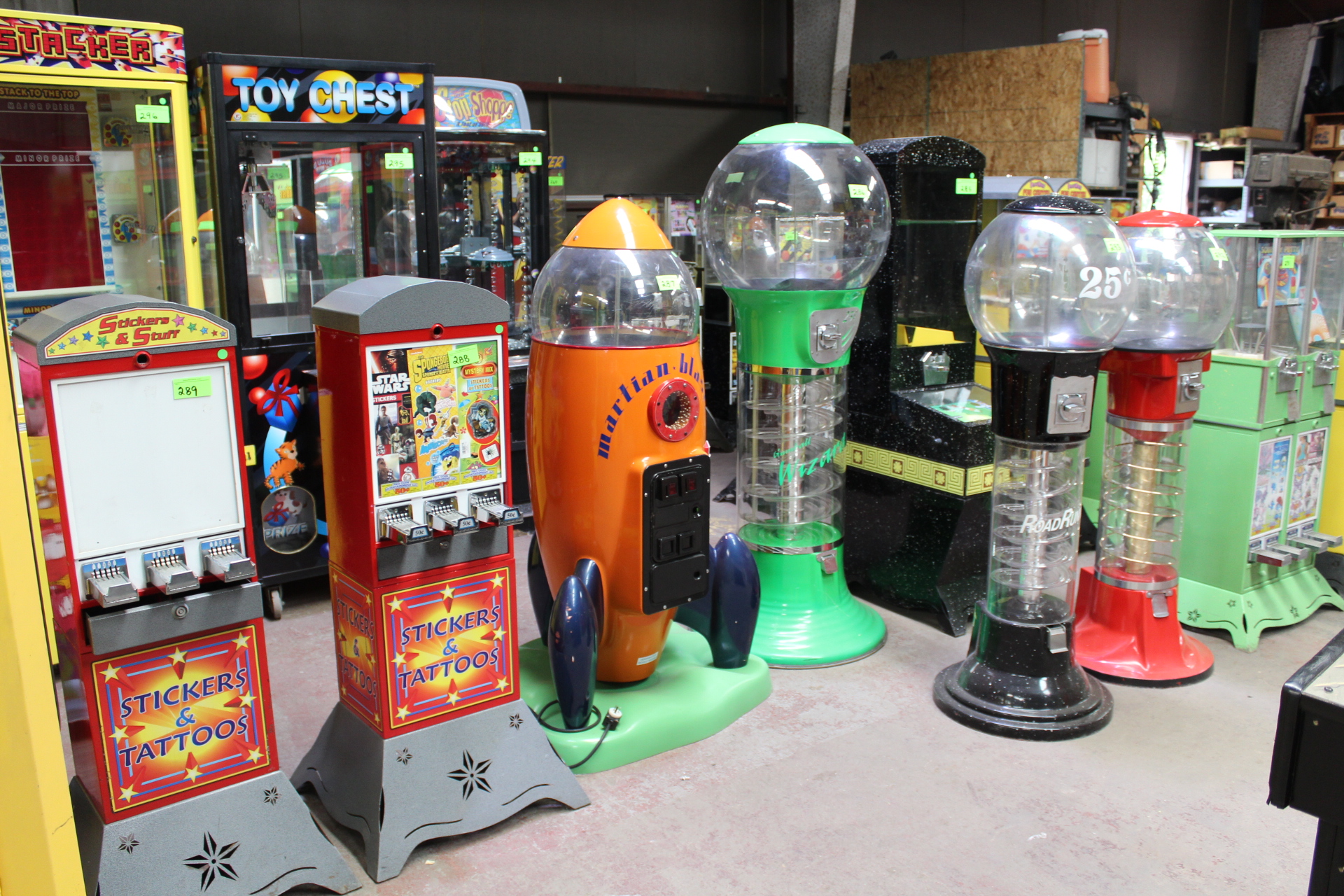 Kiddie Rides, Arcade & Vending Equipment Auction Auction