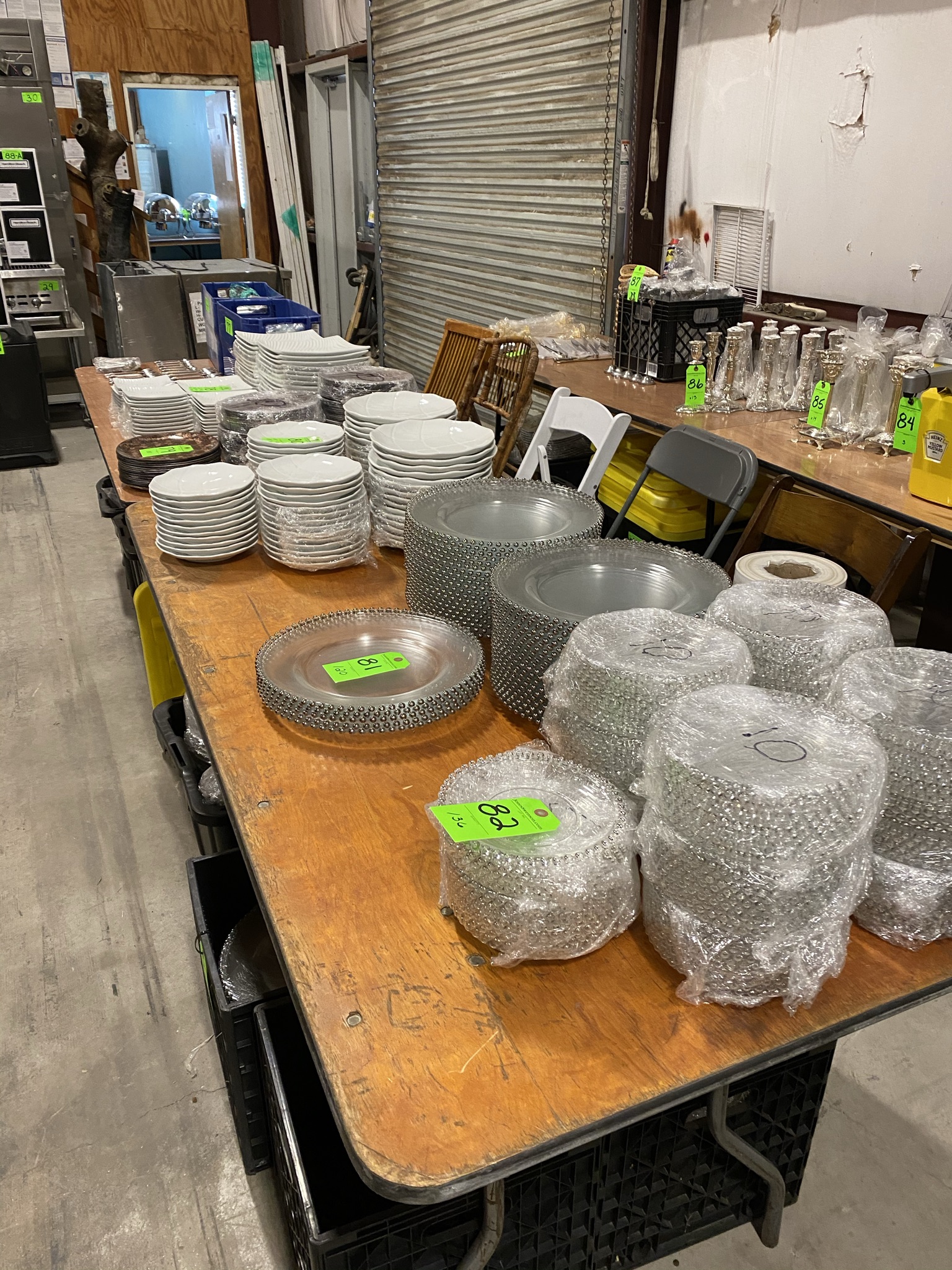 Party Rental & Food Service Equipment Auction Auction