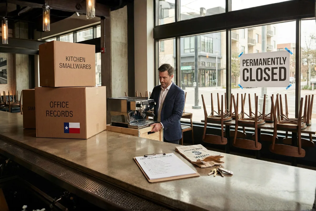 How To Close Your Texas Restaurant Without Losing Thousands To Your Landlord or Lenders