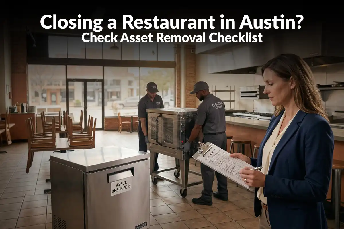 restaurant closing complete asset removal checklist