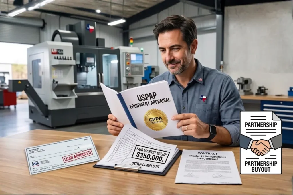 USPAP Equipment Appraisals in Texas